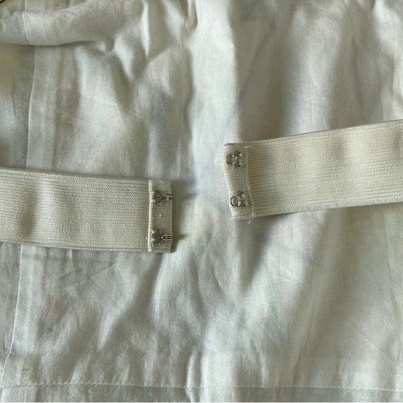 J. Crew Cream Lt. Blue Tan Love Letter Postcard Sundress - Picture 7 of 7